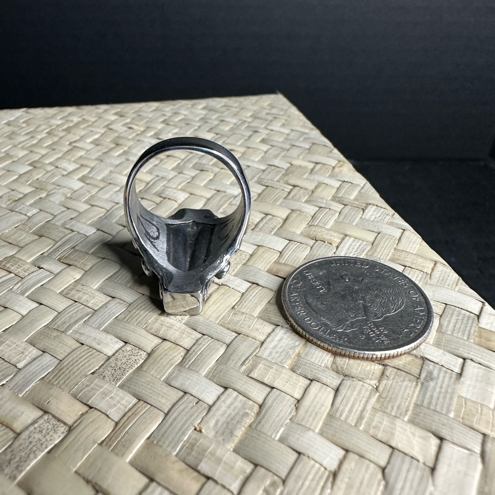 Vampire Coffin Skull Ring Unique High Quality Stainless Steel Ring. - Picture 6 of 7